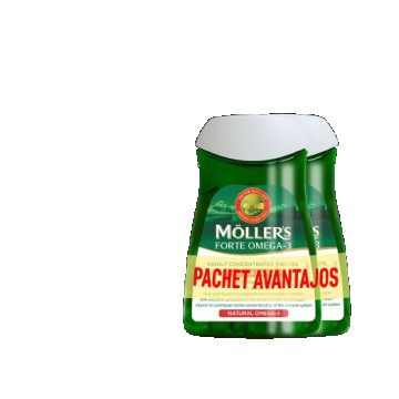 Pachet Forte Omega 3, 2x112 capsule, Moller's