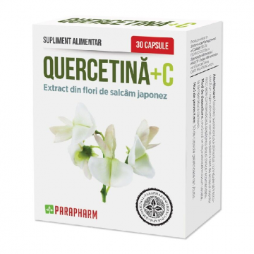 Quercetina+C, 30 capsule, Parapharm