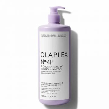 Sampon nuantator pentru par blond vopsit sau decolorat Olaplex No. 4P Blonde Enhancer, 250 ml (Concentratie: Sampon, Gramaj: 1000 ml)