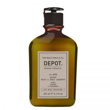 Sampon pentru par si corp Depot 600 Body Solutions No.606 Sport (Concentratie: Sampon, Gramaj: 250 ml)