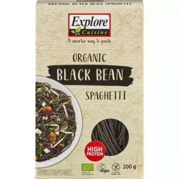 Spaghete proteice din soia neagra fara gluten ecologice, 200g, Explore Cuisine