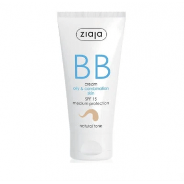 Ziaja Crema BB SPF15 ten gras-mixt nuanta naturala 50 ml