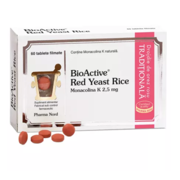 BioActive Red Yeast Rice, 60 tablete, Pharma Nord