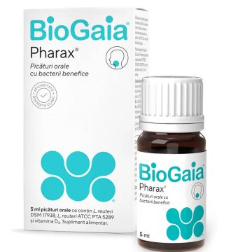 BioGaia Pharax D3 picaturi orale pentru copii 5 ml