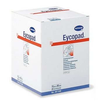 Comprese sterile oculare Eycopad, 8.5*7 cm, 25 bucati, HartMann