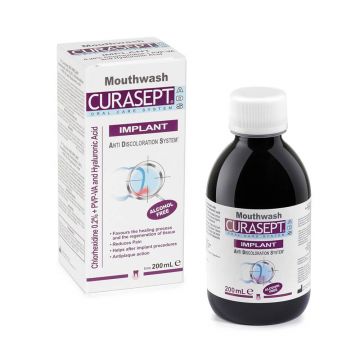 Curasept Implant Apa de gura ADS cu clorhexidina 0.20% 200 ml