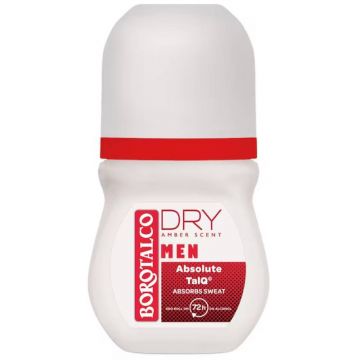 Deodorant roll-on Dry Amber Men, 50 ml, Borotalco