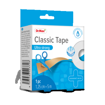 Dr. Max Plastic tape transparent, 1.25cm x 5m