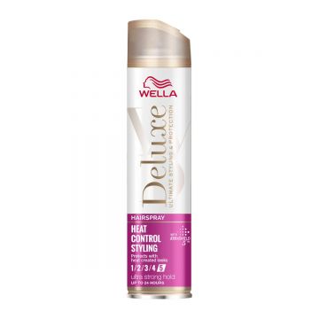 Fixativ pentru par cu fixare ultra puternica Heat Styling Wella Deluxe, 250ml, Wella