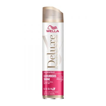 Fixativ pentru par cu fixare ultra puternica Luxorious Shine Wella Deluxe, 250ml, Wella