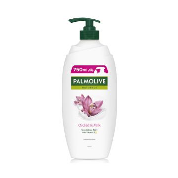 Gel de dus cu pompita Naturals Orchid & Milk, 750ml, Palmolive