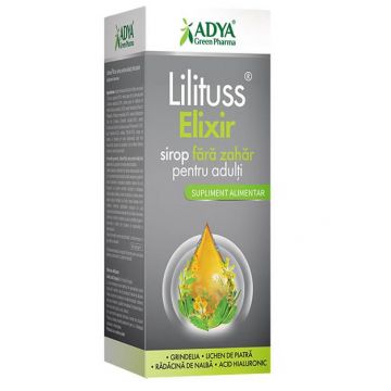 Lilituss Elixir Sirop fara zahar pentru adulti 180 ml