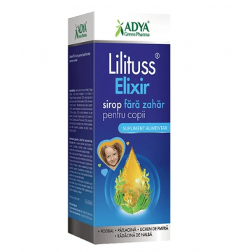 Lilituss Elixir Sirop fara zahar pentru copii 180 ml