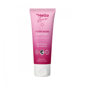 Lubrifiant pe baza de apa Hello Love, 75ml, 4Organic