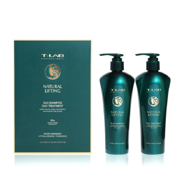 Natural Lifting Duo Sampon si Masca Set, 600ml, T-LAB Professional