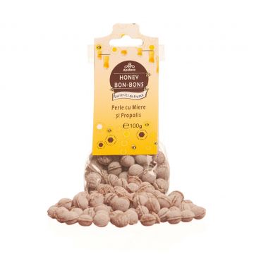 Perle cu miere si propolis, 100g, Apidava