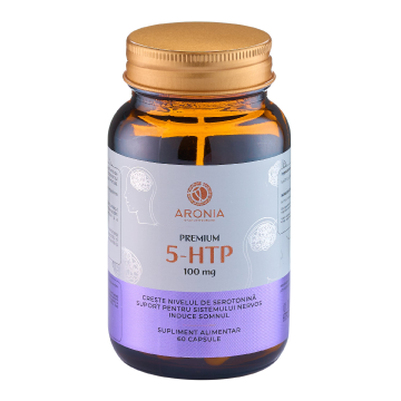 Premium 5-HTP, 100 mg, 60 capsule, Aronia Charlottenburg