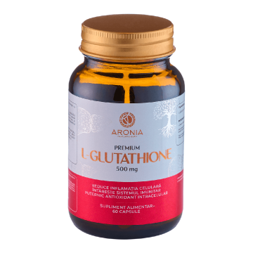 Premium L-Glutathione 500mg, 60 capsule, Aronia Charlottenburg