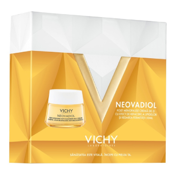 Set Crema de zi cu efect de refacere a lipidelor si redefinire Neovadiol, Vichy