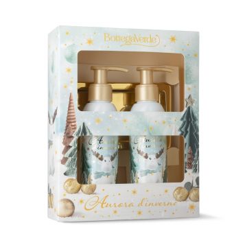 Set pentru hidratarea mainilor cu aroma de zahar si mosc alb - Aurora D'inverno, Bottega Verde