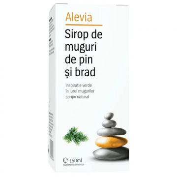 Sirop de muguri de pin si brad, 150ml, Alevia