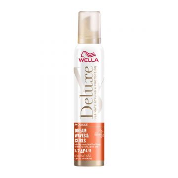 Spuma pentru par cu fixare puternica Dream Waves Wella Deluxe, 200ml, Wella