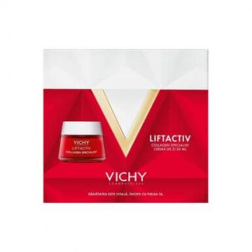 Vichy Trusa Xmas Collagen Specialist Crema de zi pentru toate tipurile de ten 50 ml