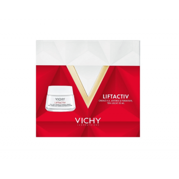 Vichy Xmas Liftactiv H.A Crema de zi antirid si fermitate pentru ten uscat 50 ml