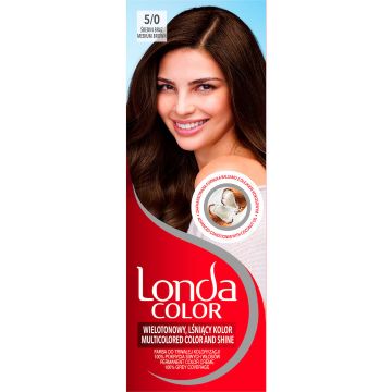 Vopsea de par permanenta 5/0 Medium Brown, 110ml, Londa Professional