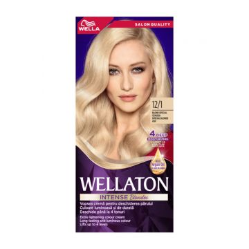 Vopsea de par permanenta Blond Special Cenusiu 12.1 Wellaton, 110ml, Wella