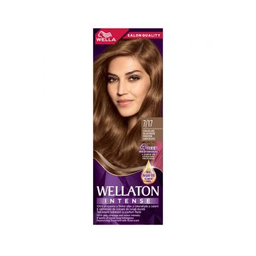 Vopsea de par permanenta Ciocolata Glazurata 7.17 Wellaton, 110ml, Wella