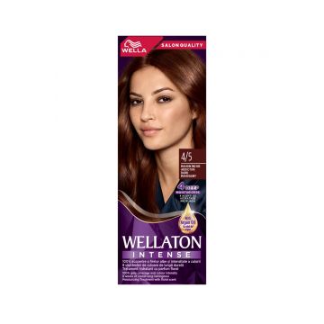 Vopsea de par permanenta Mahon Inchis 4.5 Wellaton, 110ml, Wella