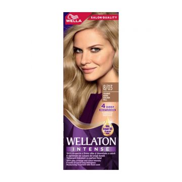 Vopsea de par permanenta Toamna Aurie 8.03 Wellaton, 110ml, Wella