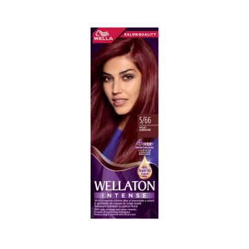 Vopsea de par permanenta Violet 5.66 Wellaton, 110ml, Wella