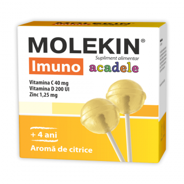 Zdrovit Molekin Imuno Acadele cu aroma de cirese 12 bucati