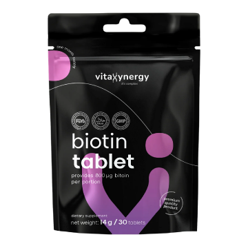 Biotina 800mcg, 30 tablete, Vitaxynergy