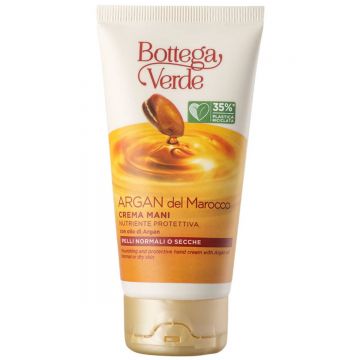 Crema de maini pentru piele uscata cu ulei de argan Argan del Marroco, 75ml, Bottega Verde