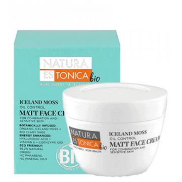 Crema matifianta ten mixt sau sensibil Iceland Moss, 50ml, Natura Estonica