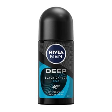 Deodorant roll-on pentru barbati Deep Beat, 50ml, Nivea