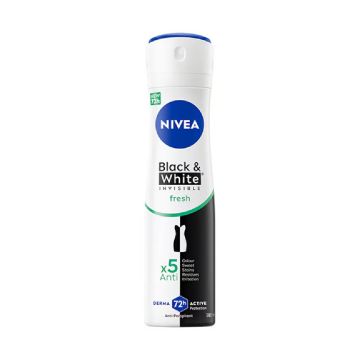 Deodorant spray pentru femei Black & White Fresh, 200ml, Nivea