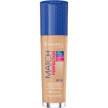 Fond de ten Match Perfection 203 True Beige, 30ml, Rimmel London