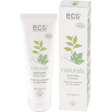 Gel de curatare bio cu ceai verde si echinacea, 125ml, Eco Cosmetics