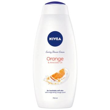 Gel de dus Care & Orange, 750ml, Nivea