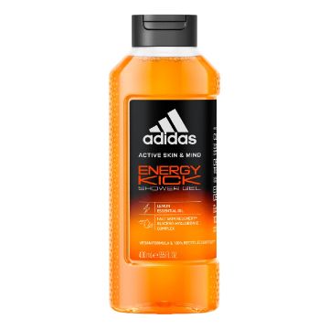 Gel de dus pentru barbati Energy Kick, 400ml, Adidas