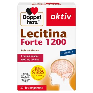 Lecitina Forte, 30 + 10 capsule, Doppelherz