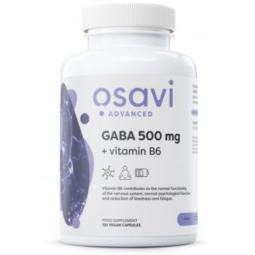 Osavi Gaba 500 mg + Vitamin B6 120 vcaps