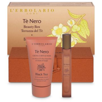 Pachet Black Tea Terrace Beauty Box, L'Erbolario