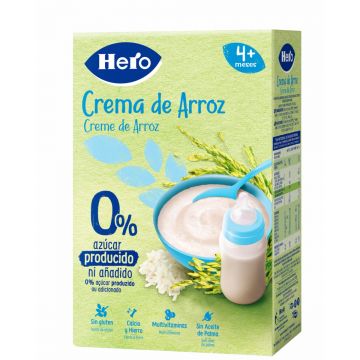 Pudra instant de orez +4 luni, 220g, Hero Baby