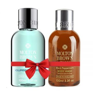 Set Cadou Secret Santa Duo sampon si gel de dus