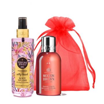 Set Cadou Secret Santa Gel de dus si Spray de Corp Eyup Sabri Tuncer Perfume Jewels Silky Touch 250 ML